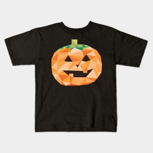 Low Poly Jackolantern Kids T-Shirt